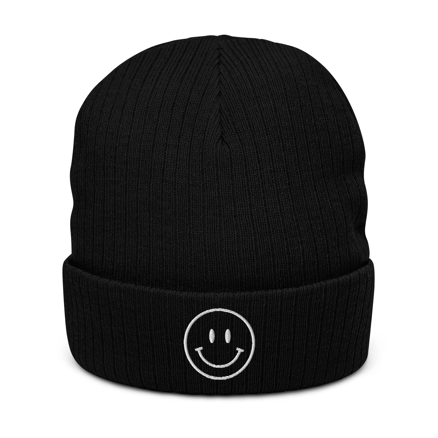 black. happy to be here beanie