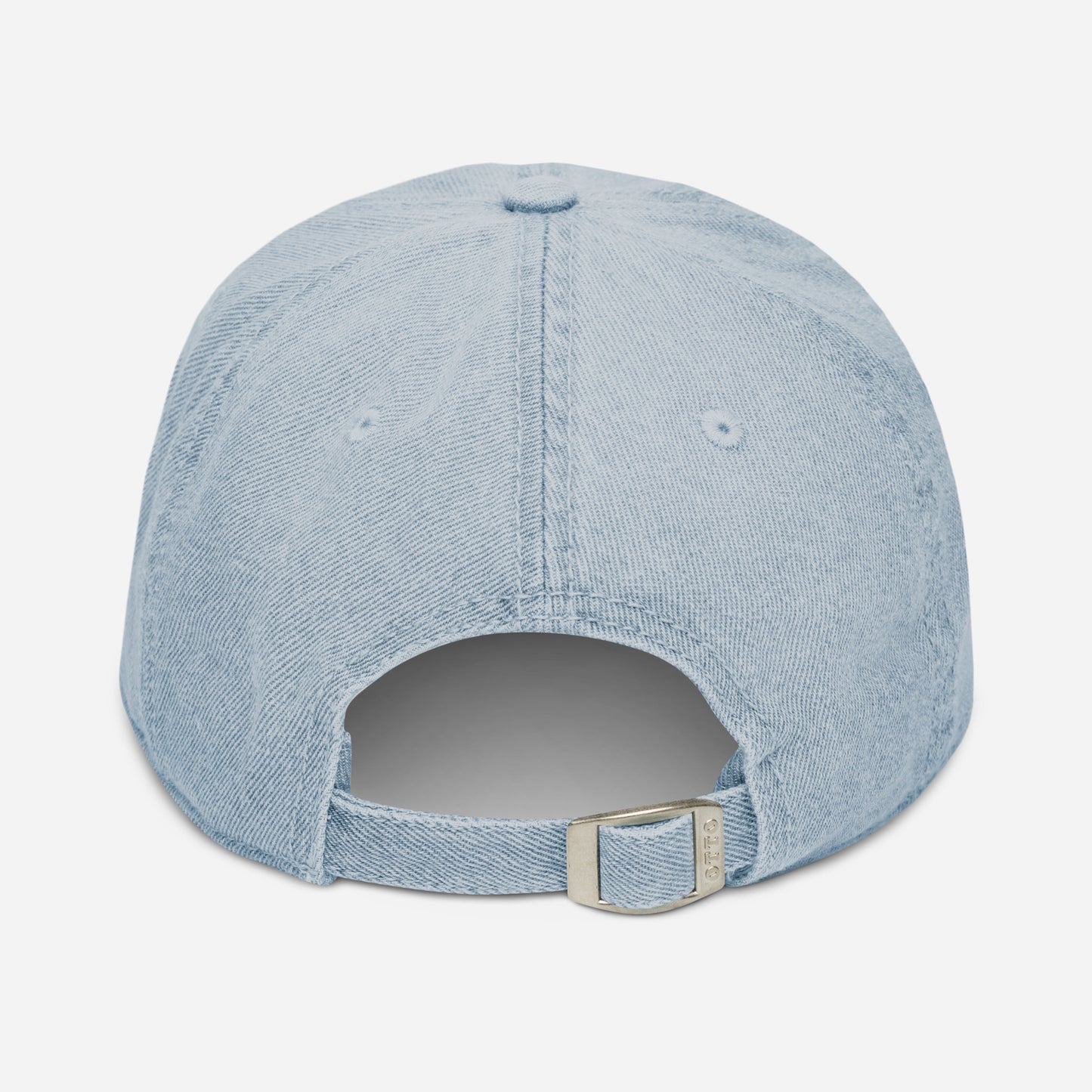 black. denim dad hat