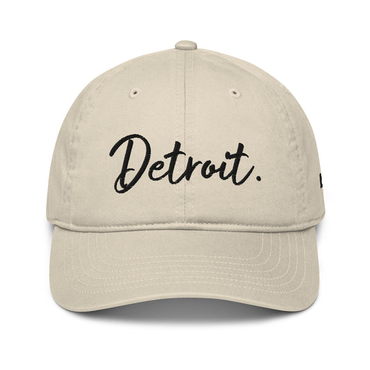 DETROIT x black. dad hat