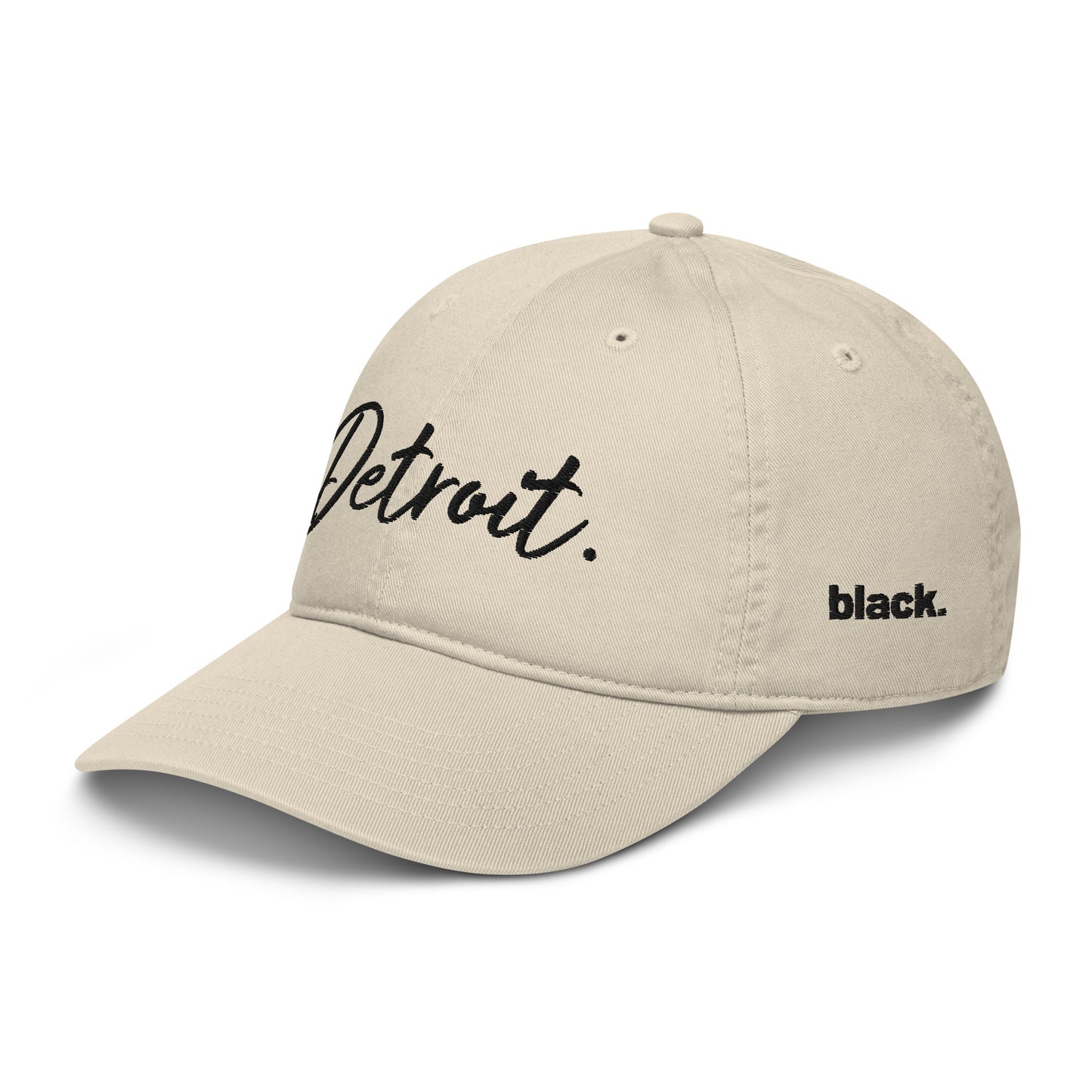 DETROIT x black. dad hat