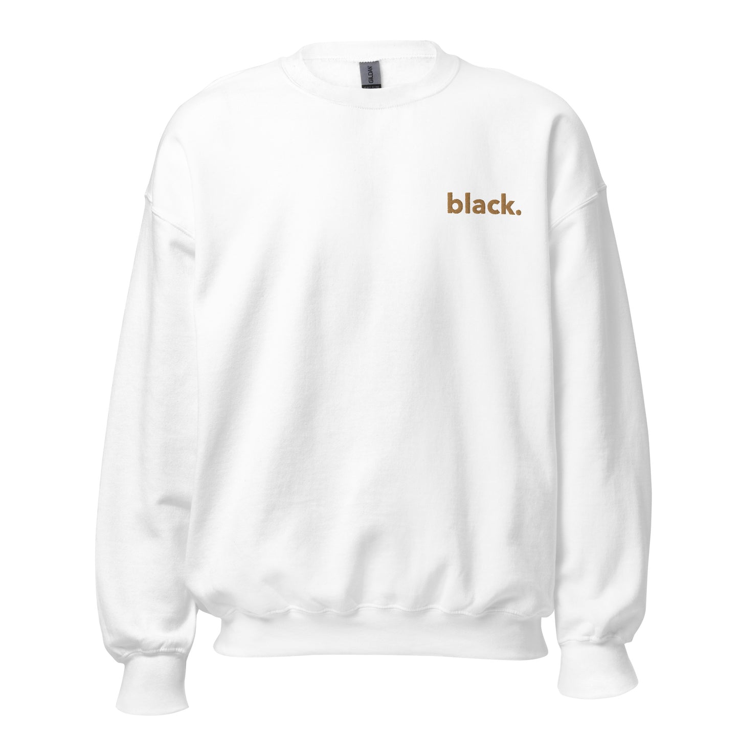 black. crewneck