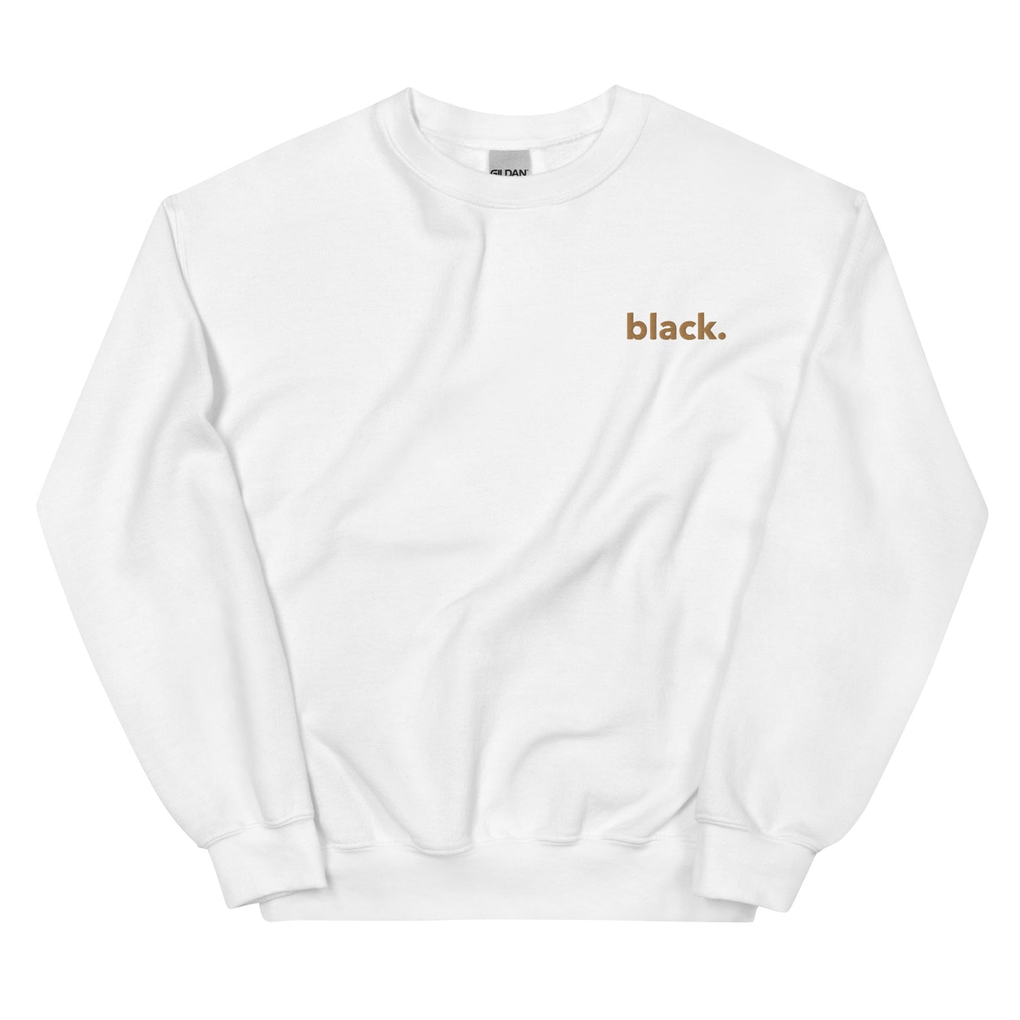 black. crewneck